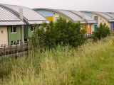 Colorful Floating Houses on the Waterfront in Holland Photographic Print by Mattias Klum