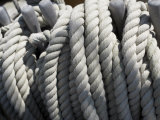 Close-up of Rope on Board the HMS Victory Photographic Print by Keenpress 