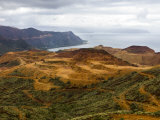 De-Forested Coastal Mountains in New Caledonia Photographic Print by Mattias Klum