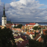 Medieval Architecture of Old Town Tallinn Photographic Print by Keenpress 