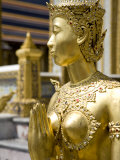 Gilded Statue at the Grand Palace, Bangkok Photographic Print by Rebecca Hale