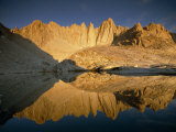 Mount Whitney Reflected in a Nearby Mountain Tarn Photographic Print by Gordon Wiltsie