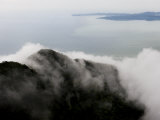 South China Sea and Santubong Mountains Photographic Print by Mattias Klum