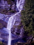 Waterfall in a Rain Forest Photographic Print by Pete Ryan