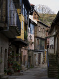 Half-Timbered Houses Line the Cobblestone Streets of La Alberca Photographic Print by Scott Warren