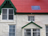 British-Influenced Architecture of Stanley, Falkland Islands Fotografie-Druck von Kent Kobersteen
