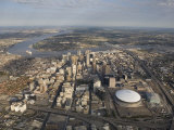 Aerial of New Orleans Looking East Photographic Print by Tyrone Turner