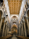 Interior of the Nave and Altar of Pisa Cathedral Photographic Print by Scott Warren