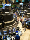 High Angle View of the New York Stock Exchange's Trading Floor Photographic Print by Eightfish 