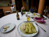 Enchiladas at La Casa Del Pan, Which Specializes in Local Foods Photographic Print