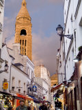Montmartre Street Scene with Church of St.Pierre De Montmartre Photographic Print by Richard Nowitz