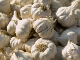 Pile of Garlic for Sale at a Colaba Market Photographic Print by Abraham Nowitz