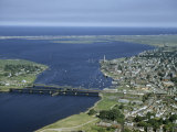 Aerial View of the Mouth of Merrimack River Photographie par Jack Fletcher