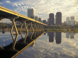 Richmond Skyline and the James River Photographic Print by Richard Nowitz