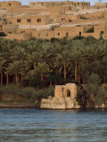 Mid-East Dwellings Viewed from across a River Photographie par Lynn Abercrombie