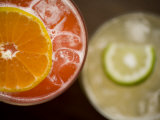 Refreshing Orange and Lime Cocktails Photographic Print by Rebecca Hale