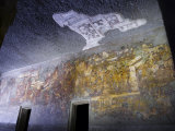 Buddhist Religious Cave Paintings in One of the Ajanta Caves Photographic Print by Abraham Nowitz