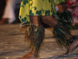 Male Traditional Polynesian Dancer in Traditional Costume Photographic Print by Paul Sutherland