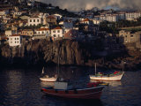 Steep Slopes Squeeze Houses in the Fishing Village of Camara De Lobos Photographic Print by Medford Taylor