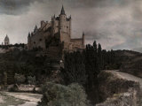 View of the Palace Alcazar Located in the Cliffs of Segovia Photographie par Gervais Courtellemont