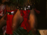 Male Traditional Polynesian Dancer in Traditional Costume Photographic Print by Paul Sutherland
