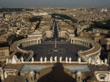 View of Rome from Atop the Vatican Photographie par Paul Chesley