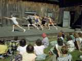 Dancers Perform at a Summertime Festival of Dance Photographic Print by Robert Sisson