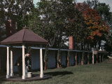 Former Slaves Quarters of Monticello Photographie par Edwin L. Wisherd