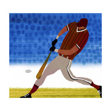 Hitting the Baseball Posters