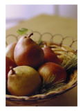 Basket with Pears Posters