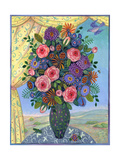 Colorful Flowers in Vase Posters