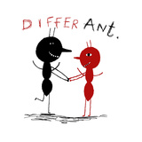 Differ Ant Poster
