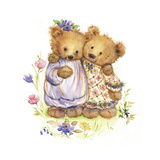 Mary's Bears Hugging Prints