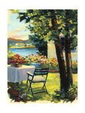 Table and Chairs with Flowers Prints