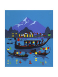 Evening Gondola Rides Prints