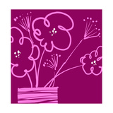 Pink Vase and Flowers Prints