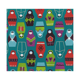 Nesting Doll Pattern Plakater Nesting Doll Pattern Plakater