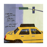 Taxi at Yellow Light Prints