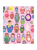 Happy Nesting Dolls Poster
