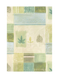 Leaves on Quilted Background Foto Leaves on Quilted Background Foto