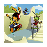 Skateboarding Critters Posters Skateboarding Critters Posters