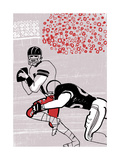Quarterback Sack Kunstdrucke