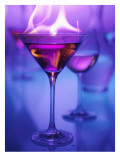 Flaming Cocktail Posters
