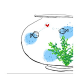 Goldfish Love Pósters
