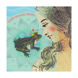Frog and Princess Love Affiches