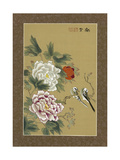 Asian Bird with Flowers Láminas Asian Bird with Flowers Láminas
