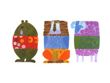 Bear, Lion, Ram Prints