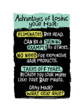 Bald Advantages Posters