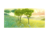 Field with Trees Prints