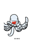 XO Octopus Kunstdrucke